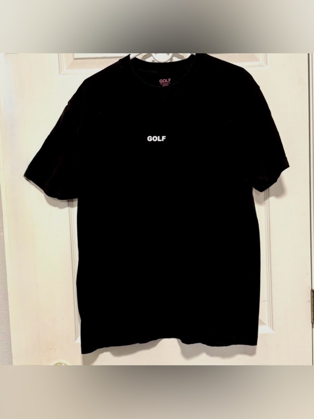GOLF WANG ARCHIVE 2017 3D Mini Logo Black Tee Men’s Size Large